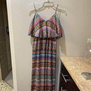 Multi colored maxi dress